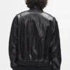 Leather Track Jacket