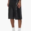 Leather Track Short