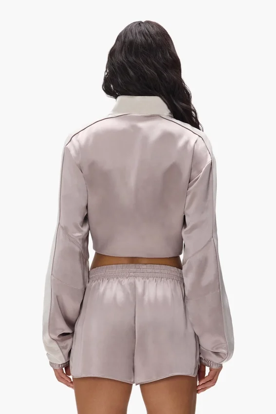 Satin Track Jacket